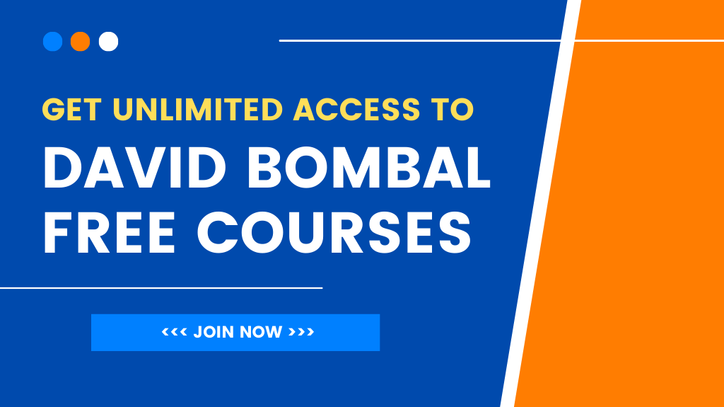 Get unlimited access to David Bombal free courses